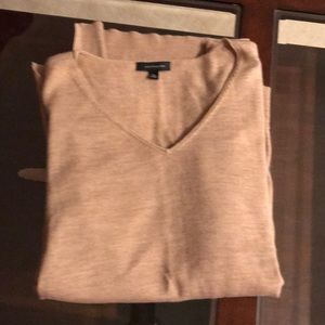 Camel v neck sweater- XL Ann Taylor.
